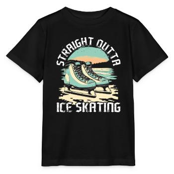 patineur patineur patin à glace patin à glace - T-shirt bio MINI CREATOR Stanley/Stella Enfant - noir - Devant - Mikhail (115cm)