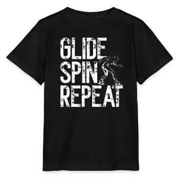 patineur patineur patin à glace patin à glace - T-shirt bio MINI CREATOR Stanley/Stella Enfant - noir - Devant - Mikhail (115cm)