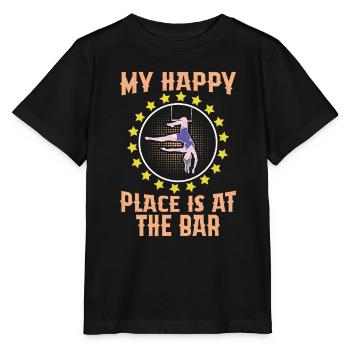 Circus Trapez Für Trapezkünstlerkostüm - Stanley/Stella Kinder T-Shirt MINI CREATOR  - Schwarz - Vorne - Mikhail (115cm)