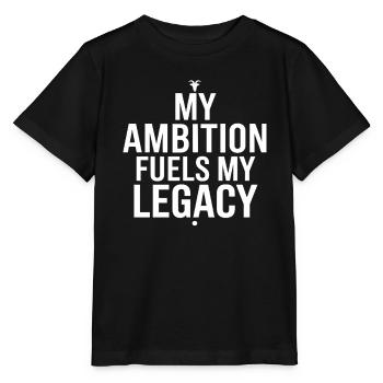 Signe du zodiaque Capricorne : Mon ambition anime mon - T-shirt bio MINI CREATOR Stanley/Stella Enfant - noir - Devant - Mikhail (115cm)