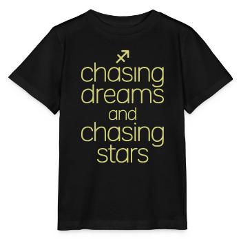 Zodiaque Sagittaire à la poursuite des rêves à la poursuite des étoiles - T-shirt bio MINI CREATOR Stanley/Stella Enfant - noir - Devant - Mikhail (115cm)