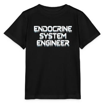 Science médicale pour l’endocrinologie - T-shirt bio MINI CREATOR Stanley/Stella Enfant - noir - Devant - Mikhail (115cm)