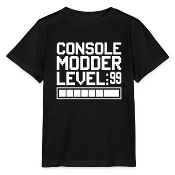 Retro Gaming Repair Vintage Console - Stanley/Stella MINI CREATOR Kids’ T-Shirt - black - Front - Mikhail (115cm)