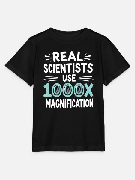 Microscope Enthusiast Lab Technician Science - Stanley/Stella Kinder T-Shirt MINI CREATOR  - Schwarz