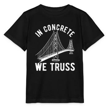 Ingénieur des ponts Construction de ponts - T-shirt bio MINI CREATOR Stanley/Stella Enfant - noir - Devant - Mikhail (115cm)