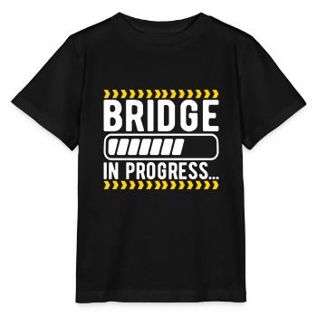 Ingénieur des ponts Construction de ponts - T-shirt bio MINI CREATOR Stanley/Stella Enfant - noir - Devant - Mikhail (115cm)