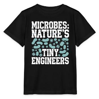 Passionné de microscope Technicien de laboratoire Science - T-shirt bio MINI CREATOR Stanley/Stella Enfant - noir - Devant - Mikhail (115cm)