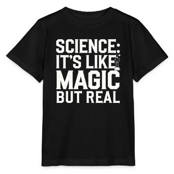 Passionné de microscope Technicien de laboratoire Science - T-shirt bio MINI CREATOR Stanley/Stella Enfant - noir - Devant - Mikhail (115cm)