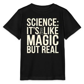 Passionné de microscope Technicien de laboratoire Science - T-shirt bio MINI CREATOR Stanley/Stella Enfant - noir - Devant - Mikhail (115cm)