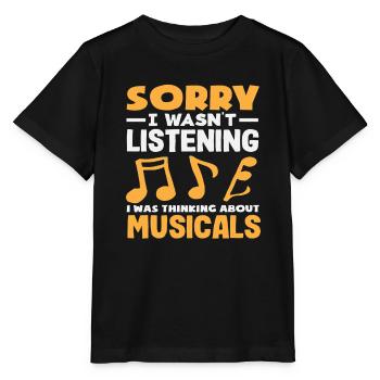 Entschuldigung, Musicals Denken Musical Lover - Stanley/Stella Kinder T-Shirt MINI CREATOR  - Schwarz - Vorne - Mikhail (115cm)