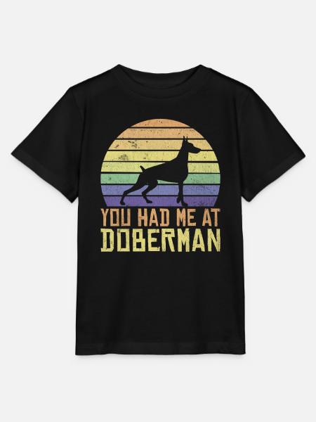 Doberman Gifts - Stanley/Stella Kinder T-Shirt MINI CREATOR - Schwarz
