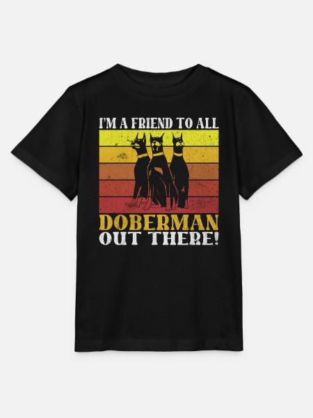 Doberman Gifts - Stanley/Stella Kinder T-Shirt MINI CREATOR  - Schwarz