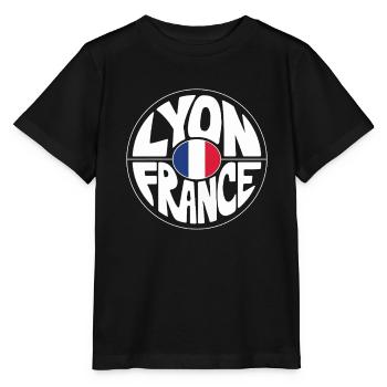 Lyon France - Stanley/Stella MINI CREATOR Kids’ T-Shirt - black - Front - Mikhail (115cm)
