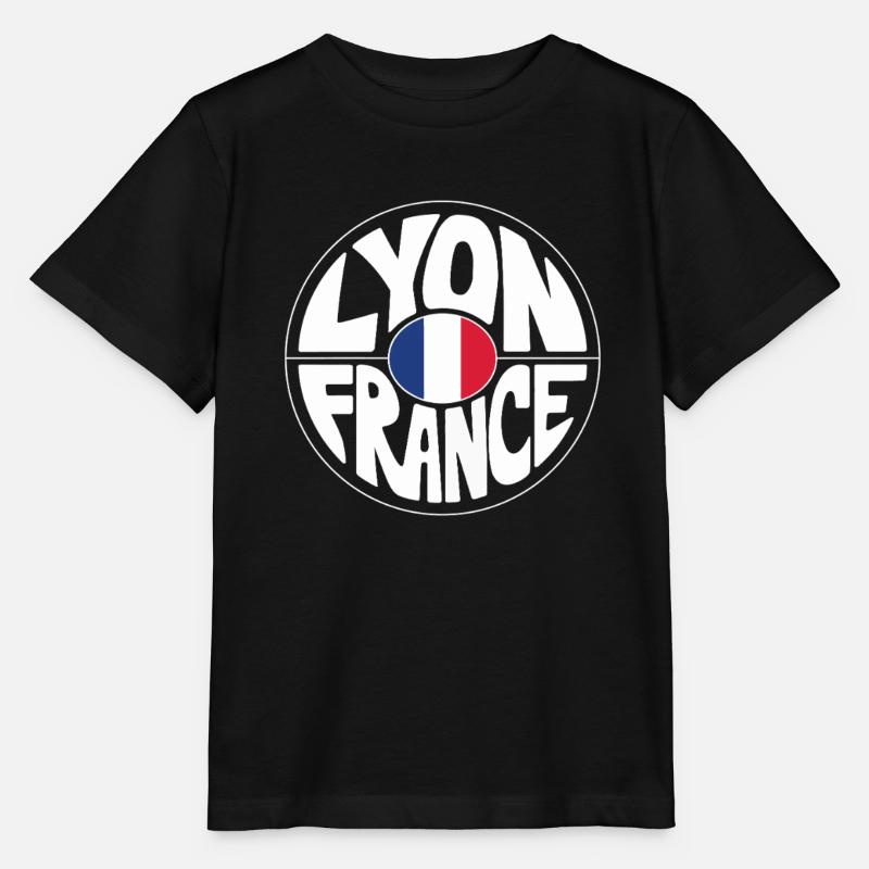 Lyon France - Stanley/Stella Kinder T-Shirt MINI CREATOR  - Schwarz