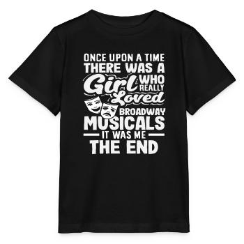 Amateurs de comédies musicales Comédies musicales de Broadway à aimer - T-shirt bio MINI CREATOR Stanley/Stella Enfant - noir - Devant - Mikhail (115cm)