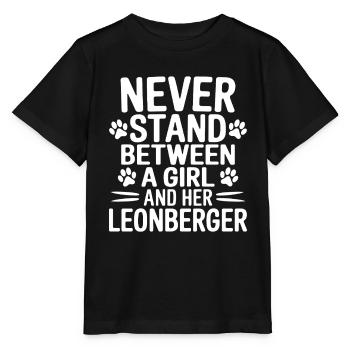 Leonberger disant drôle Leonberger cadeau - T-shirt bio MINI CREATOR Stanley/Stella Enfant - noir - Devant - Mikhail (115cm)