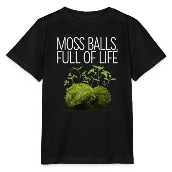 Kokedama Moss Ball Plants Japanese Gardening - Stanley/Stella MINI CREATOR Kids’ T-Shirt - black - Front - Mikhail (115cm)