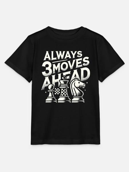 Immer 3 Züge voraus - Stanley/Stella Kinder T-Shirt MINI CREATOR  - Schwarz