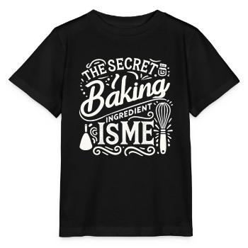 Die geheime Zutat zum Backen bin ich - Stanley/Stella Kinder T-Shirt MINI CREATOR  - Schwarz - Vorne - Mikhail (115cm)