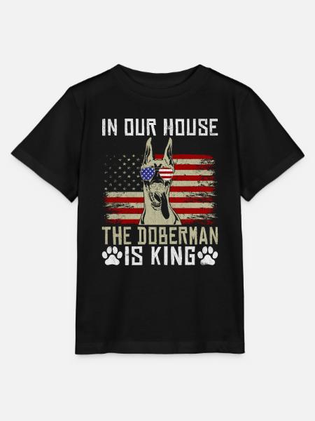 Doberman Gifts - Stanley/Stella Kinder T-Shirt MINI CREATOR - Schwarz