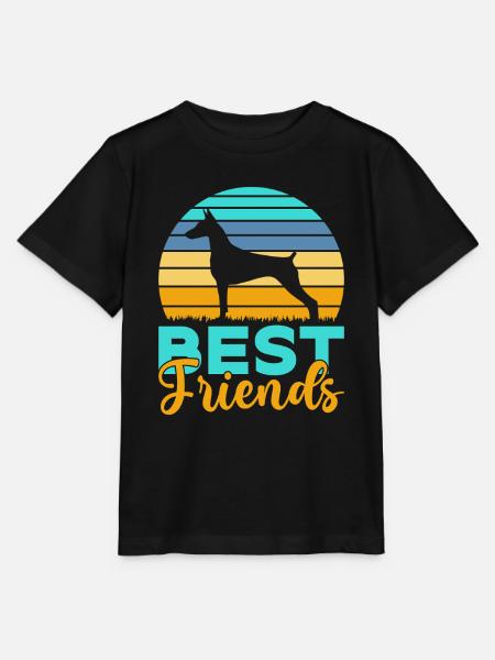 Doberman Gifts - Stanley/Stella Kinder T-Shirt MINI CREATOR  - Schwarz