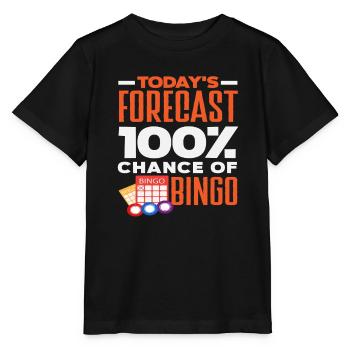 Prédiction de bingo 100 % de chance Bingo - T-shirt bio MINI CREATOR Stanley/Stella Enfant - noir - Devant - Mikhail (115cm)