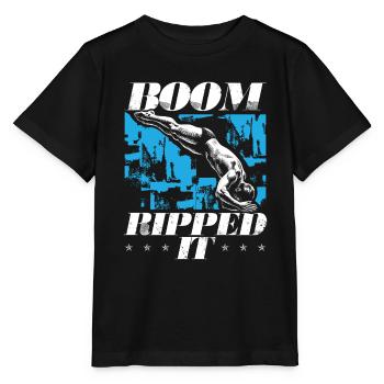 Tremplin Plongée Plongée Plongeurs - T-shirt bio MINI CREATOR Stanley/Stella Enfant - noir - Devant - Mikhail (115cm)