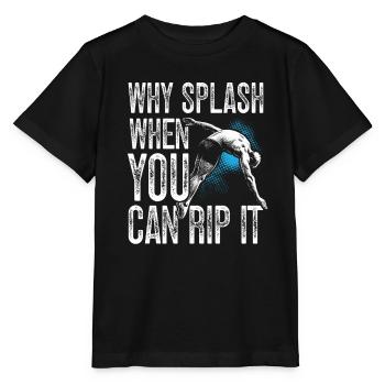 Tremplin Plongée Plongée Plongeurs - T-shirt bio MINI CREATOR Stanley/Stella Enfant - noir - Devant - Mikhail (115cm)