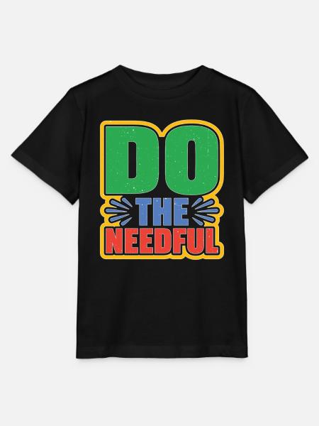 Do The Needful - Stanley/Stella Kinder T-Shirt MINI CREATOR - Schwarz