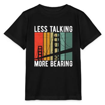 Ingénieur des ponts Construction de ponts - T-shirt bio MINI CREATOR Stanley/Stella Enfant - noir - Devant - Mikhail (115cm)
