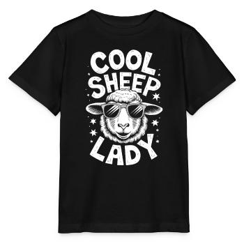Schaf Spruch Hausschaf Lustiges Schafe Geschenk - Stanley/Stella Kinder T-Shirt MINI CREATOR  - Schwarz - Vorne - Mikhail (115cm)