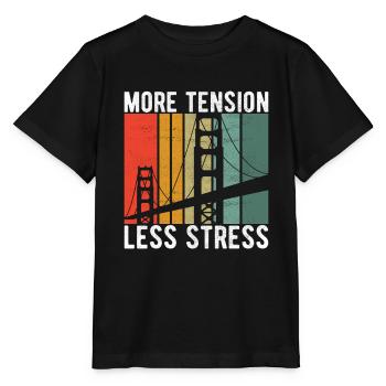 Ingénieur des ponts Construction de ponts - T-shirt bio MINI CREATOR Stanley/Stella Enfant - noir - Devant - Mikhail (115cm)