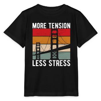 Ingénieur des ponts Construction de ponts - T-shirt bio MINI CREATOR Stanley/Stella Enfant - noir - Devant - Mikhail (115cm)