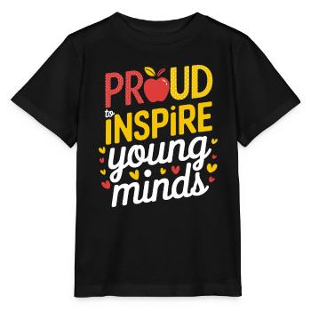 Stolz Junge Köpfe Zu Inspirieren Lehrer - Stanley/Stella Kinder T-Shirt MINI CREATOR  - Schwarz - Vorne - Mikhail (115cm)