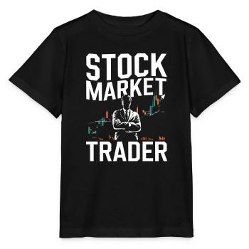 Trader boursier Graphique Trader boursier - T-shirt bio MINI CREATOR Stanley/Stella Enfant - noir - Devant - Mikhail (115cm)
