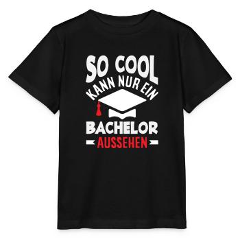 Only a bachelor's degree can look so cool - Stanley/Stella MINI CREATOR Kids’ T-Shirt - black - Front - Mikhail (115cm)