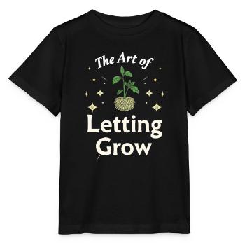 Kokedama Moss Ball Plants Japanese Gardening - Stanley/Stella MINI CREATOR Kids’ T-Shirt - black - Front - Mikhail (115cm)