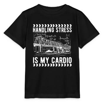 Ingénieur des ponts Construction de ponts - T-shirt bio MINI CREATOR Stanley/Stella Enfant - noir - Devant - Mikhail (115cm)