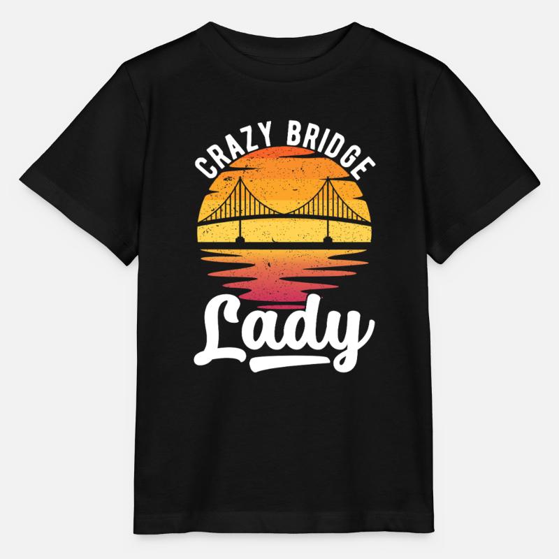 Bridge Engineer Bridge Construction - Stanley/Stella MINI CREATOR Kids’ T-Shirt - black