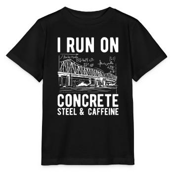 Ingénieur des ponts Construction de ponts - T-shirt bio MINI CREATOR Stanley/Stella Enfant - noir - Devant - Mikhail (115cm)
