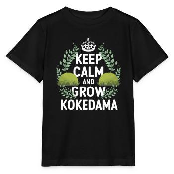 Kokedama Moss Ball Plantes Jardinage Japonais - T-shirt bio MINI CREATOR Stanley/Stella Enfant - noir - Devant - Mikhail (115cm)