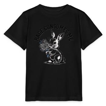 Rage Consumes Me Rabbit - Stanley/Stella MINI CREATOR Kids’ T-Shirt - black - Front - Mikhail (115cm)