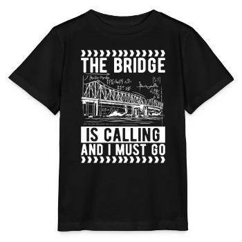 Ingénieur des ponts Construction de ponts - T-shirt bio MINI CREATOR Stanley/Stella Enfant - noir - Devant - Mikhail (115cm)