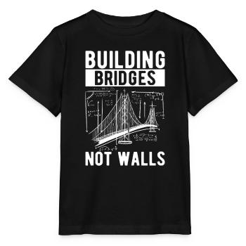 Ingénieur des ponts Construction de ponts - T-shirt bio MINI CREATOR Stanley/Stella Enfant - noir - Devant - Mikhail (115cm)
