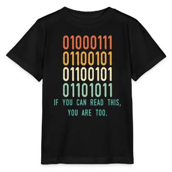 IT Geek, PC Accessories Storage Devices Evolution - Stanley/Stella MINI CREATOR Kids’ T-Shirt - black - Front - Mikhail (115cm)