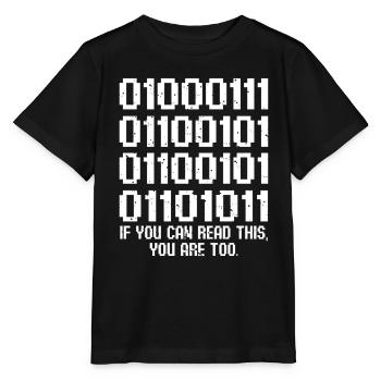 IT Geek, PC Accessories Storage Devices Evolution - Stanley/Stella MINI CREATOR Kids’ T-Shirt - black - Front - Mikhail (115cm)