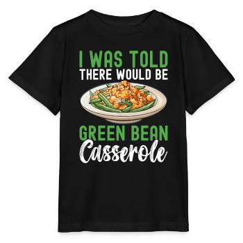 Casserole de haricots verts - T-shirt bio MINI CREATOR Stanley/Stella Enfant - noir - Devant - Mikhail (115cm)