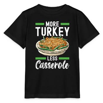 Casserole de haricots verts - T-shirt bio MINI CREATOR Stanley/Stella Enfant - noir - Devant - Mikhail (115cm)