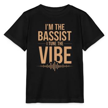 Bass Gitarrist Musiker Gear Funk Rock Jazz - Stanley/Stella Kinder T-Shirt MINI CREATOR  - Schwarz - Vorne - Mikhail (115cm)