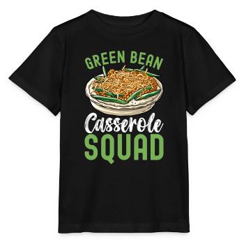 Casserole de haricots verts - T-shirt bio MINI CREATOR Stanley/Stella Enfant - noir - Devant - Mikhail (115cm)